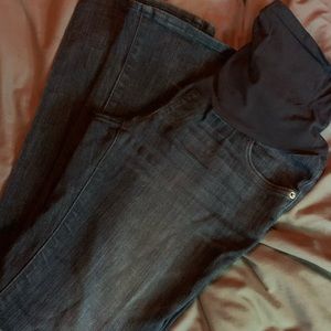 Flared maternity jeans